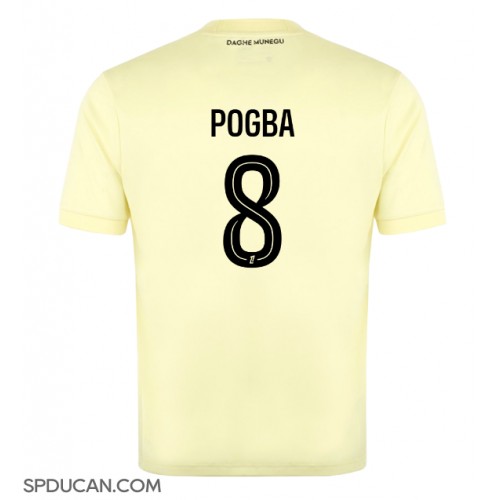 Muški Nogometni Dres AS Monaco Paul Pogba #8 Rezervni 2025-26 Kratak Rukav